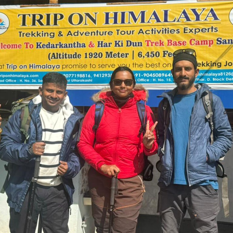 Snow Trails on Kedarkantha Trek